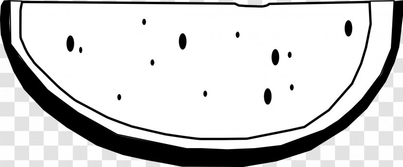Black And White Pattern - Area - Melon Slice Cliparts Transparent PNG