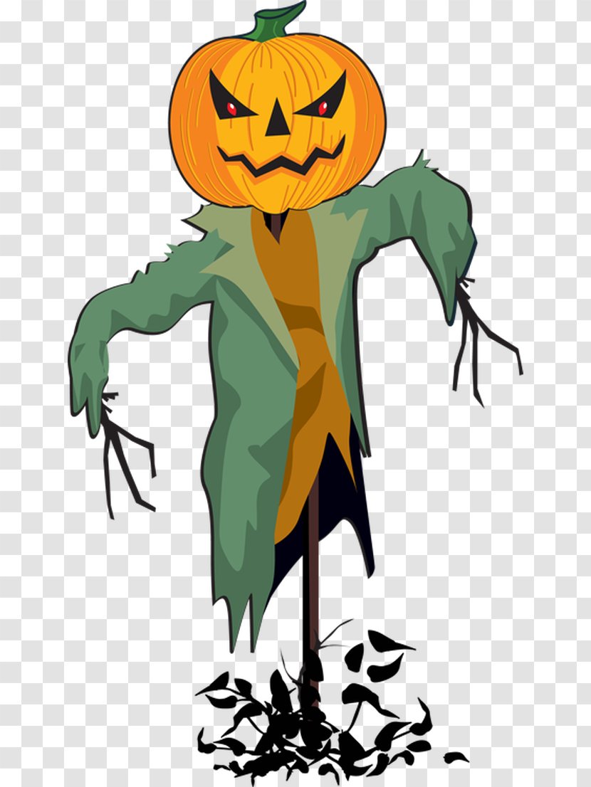 Scarecrow Halloween Clip Art - Plant - Cliparts Transparent PNG