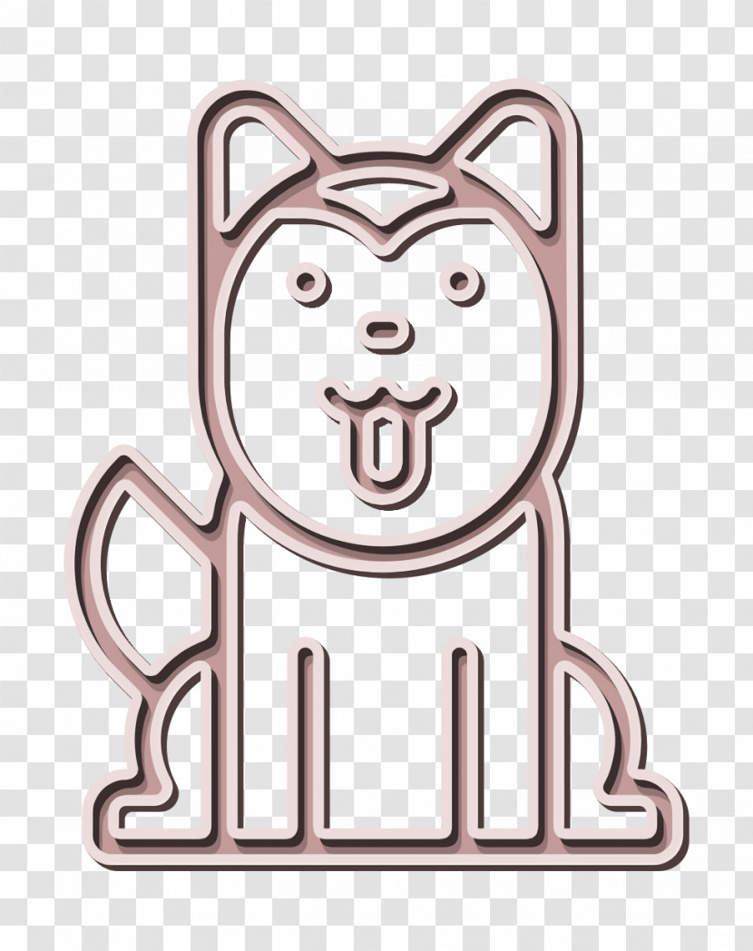 Siberian Husky Icon Animals Icon Dog Icon Transparent PNG