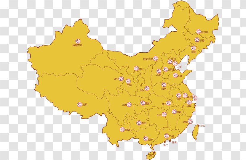 China Business Map Product Service - Industry Transparent PNG