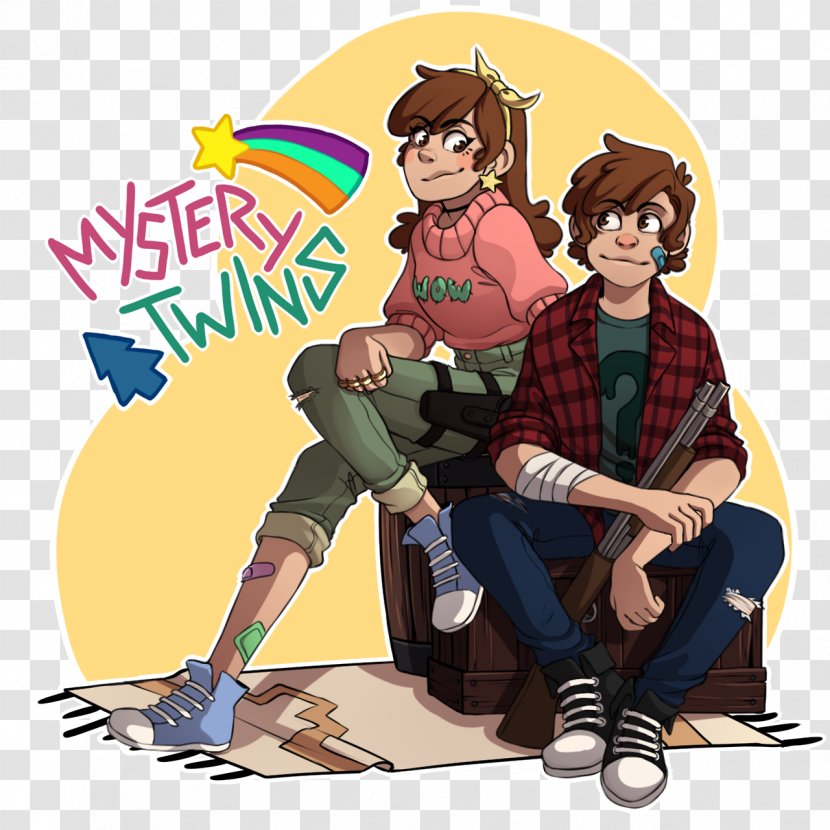 Dipper Pines Mabel Fan Fiction Twin - Ghost - Twins Transparent PNG