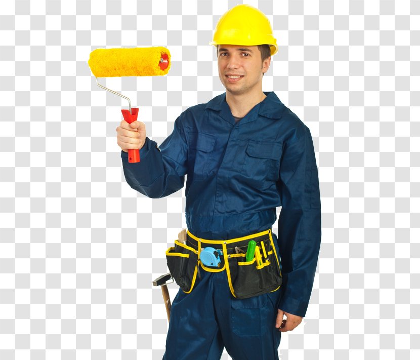Painting Paint Rollers House Painter And Decorator Photography Portrait Of A Young Man - Construction Worker Transparent PNG