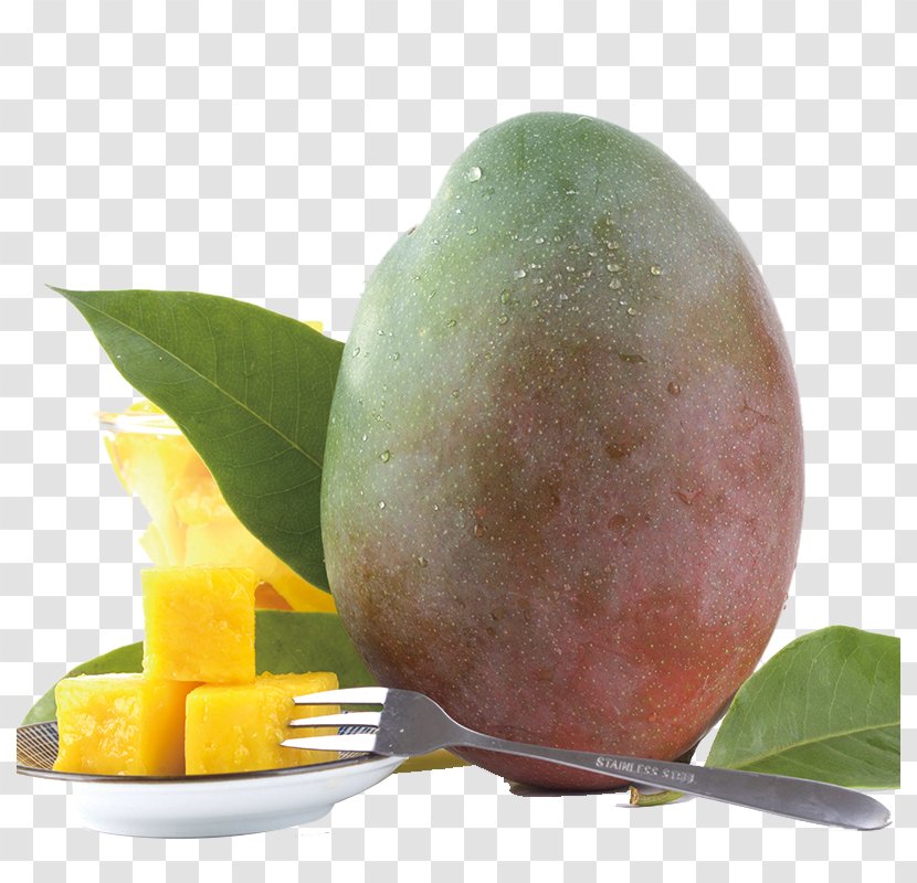 Juice Mango Fruit - Flower - And Cut Into Pieces Transparent PNG