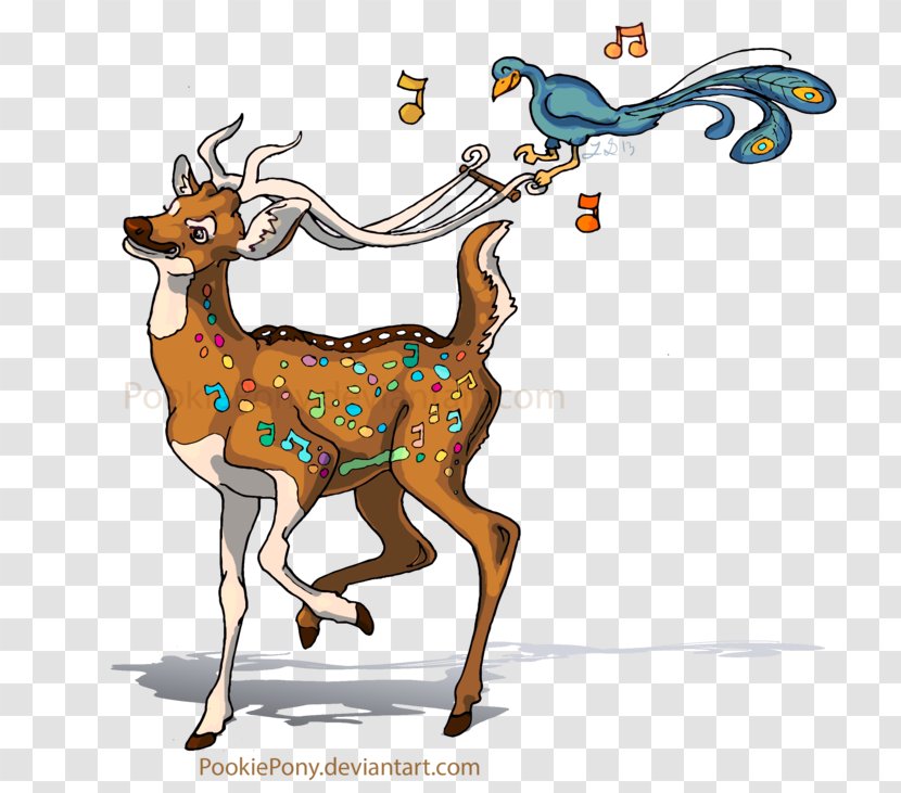 Reindeer Illustration Clip Art Antler - Deer Transparent PNG