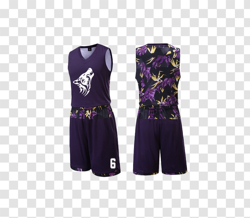 Jersey Basketball Shirt Computer File - Violet - Zijin Shirts Transparent PNG