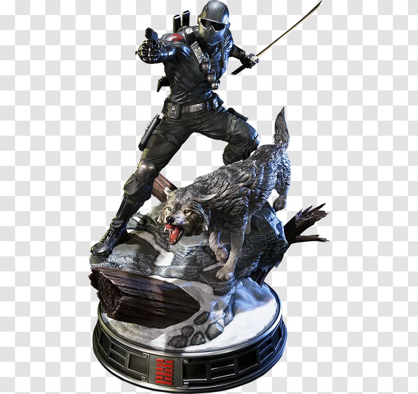 Snake Eyes Storm Shadow Statue Figurine G.I. Joe - Collectable - Stone Transparent PNG