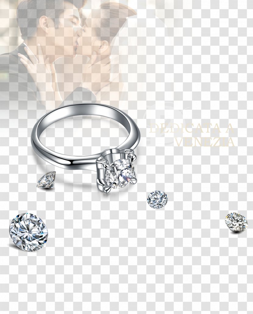 Ring Diamond Designer - Wedding - Love Transparent PNG