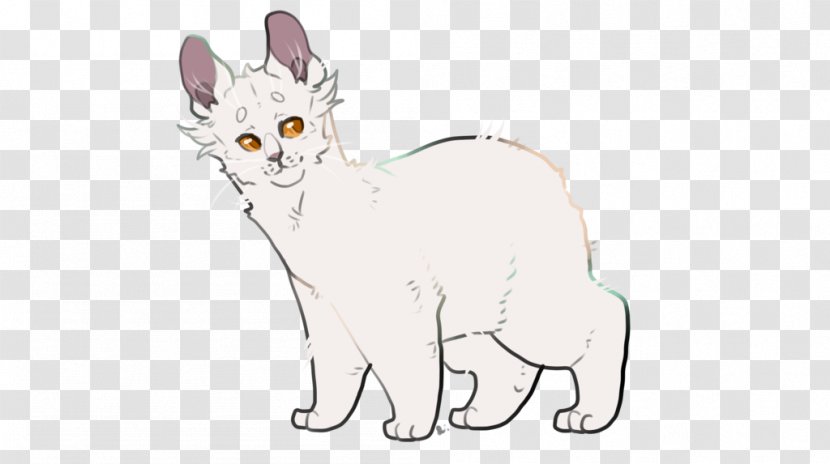 Whiskers Kitten Red Fox Cat Paw - Line Art - Finch Band Transparent PNG