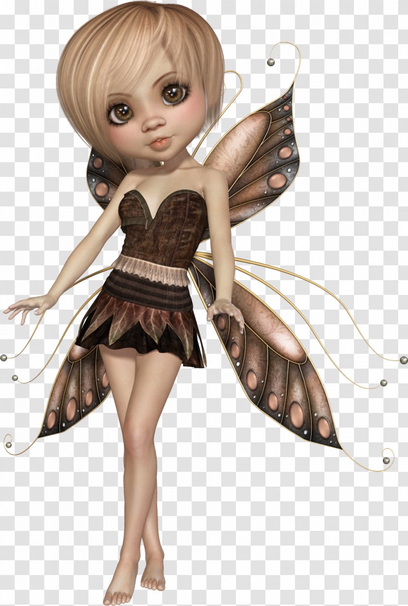 Legendary Creature Fairy Doll Brown Hair Long - Tree - Q Transparent PNG