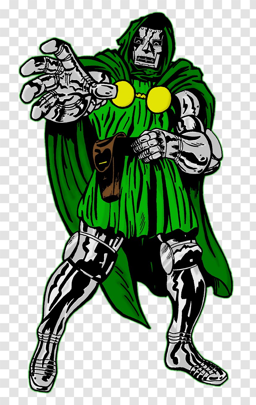 Doctor Doom Mister Fantastic Quicksilver Captain America Vision - Mythical Creature Transparent PNG