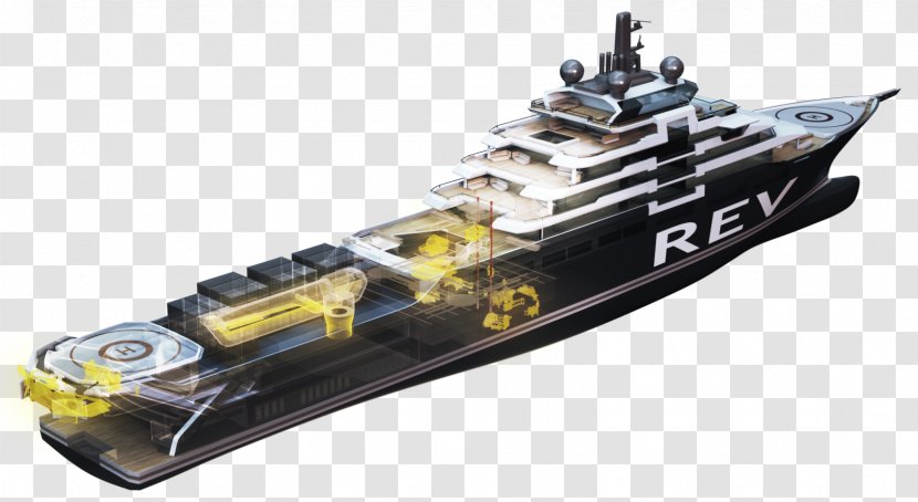 Luxury Yacht Ship Boat Azzam - Destroyer Transparent PNG