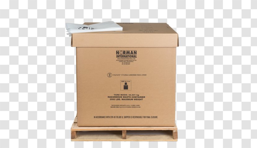 Box Packaging And Labeling Intermediate Bulk Container Carton Dangerous Goods - Certification Transparent PNG