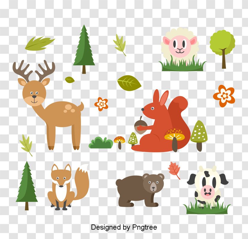 Cattle Vector Graphics Clip Art Farm - Animels Transparent PNG