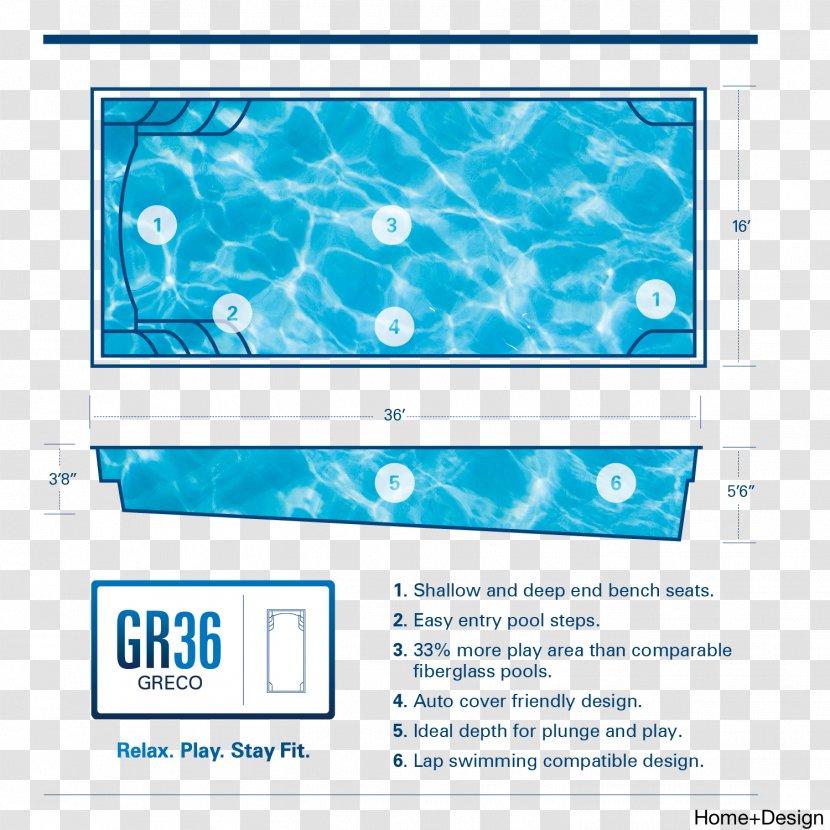 Olympic-size Swimming Pool Fiberglass Chlorine - Rectangle Transparent PNG