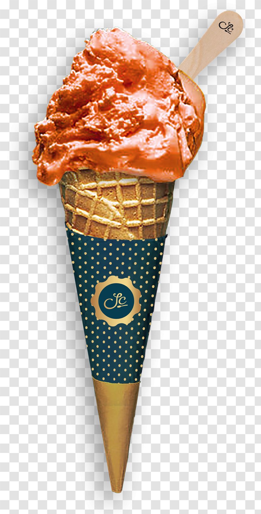 Southern Charm Gelato Shoppe Chocolate Ice Cream Cones - Brand Transparent PNG