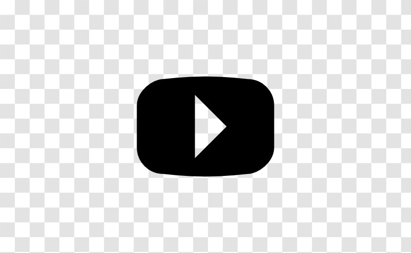 YouTube Play Button - Black - Start Vector Transparent PNG