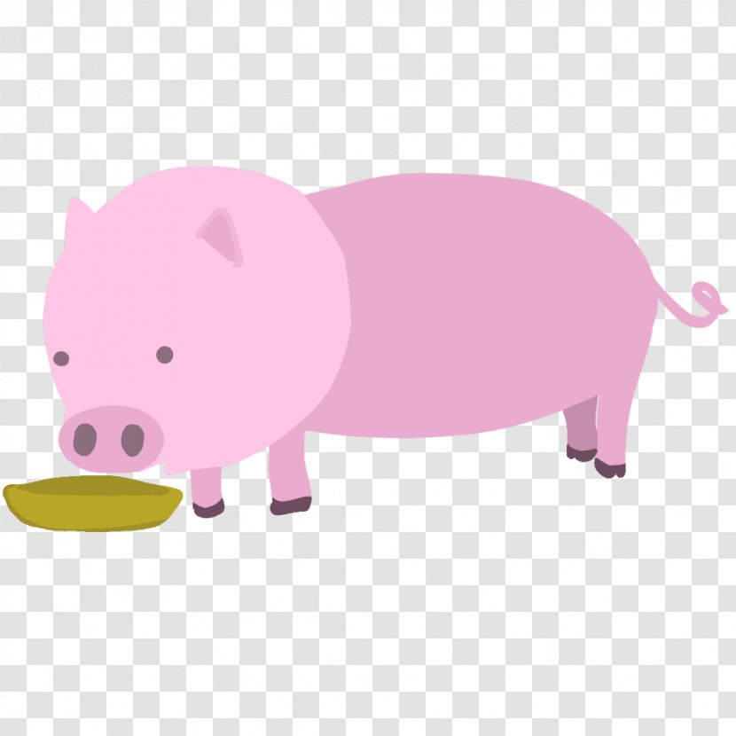 Domestic Pig Pork Livestock Illustration - Art Transparent PNG