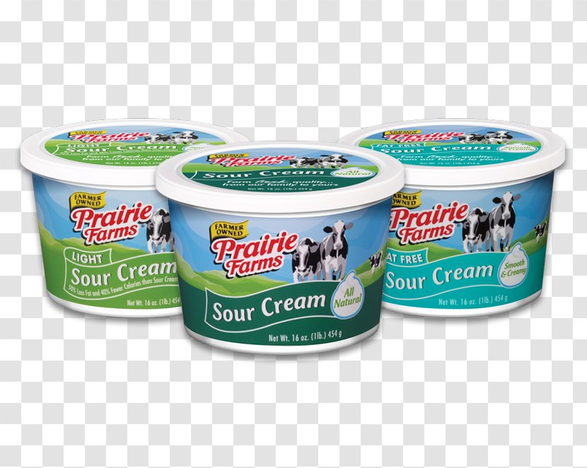 Dairy Products Prairie Farms Sour Cream Flavor Transparent PNG