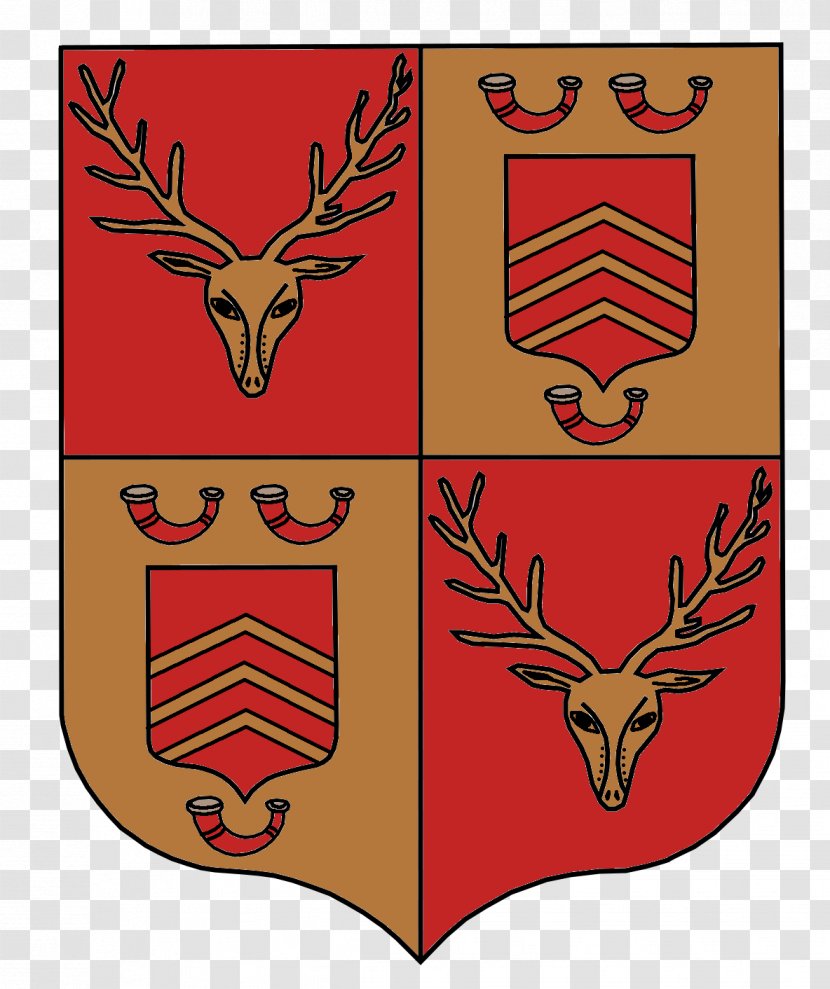 Coat Of Arms Reindeer Kessenich Familiewapen Veluwezoom National Park - Century International Transparent PNG