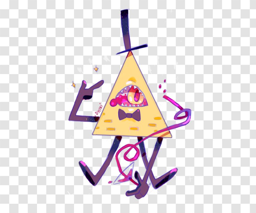 Bill Cipher Fan Art Clip - Com - Vampire Dipper Transparent PNG