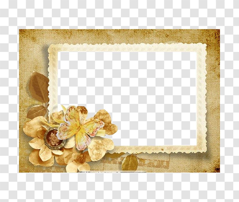 Picture Frame Royalty-free Wallpaper - Frames - Golden Photo Essential Electronic Transparent PNG