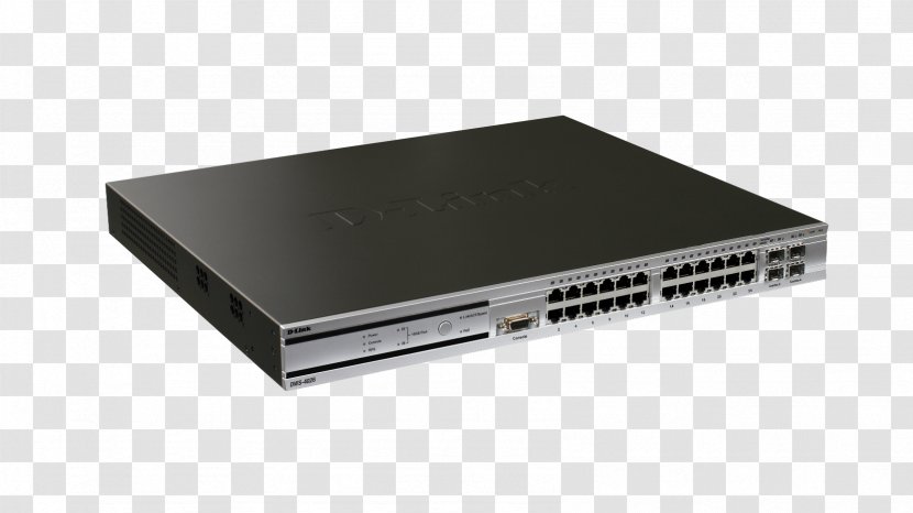 Gigabit Ethernet D-Link XStack DGS-3620-52P DGS-3420-52T Network Switch - Small Formfactor Pluggable Transceiver - Electronic Device Transparent PNG