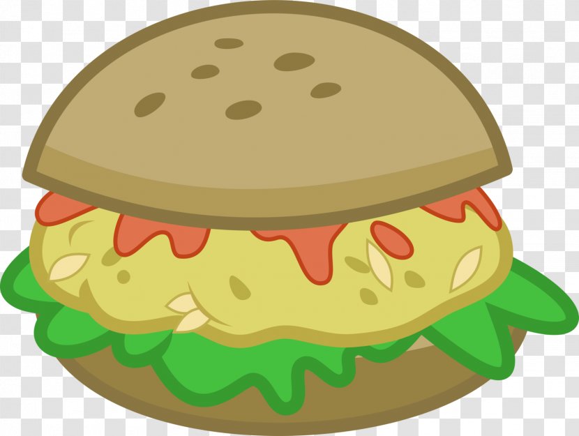 Hamburger Food Cheeseburger Veggie Burger Twilight Sparkle - Sandwich - Oats Transparent PNG
