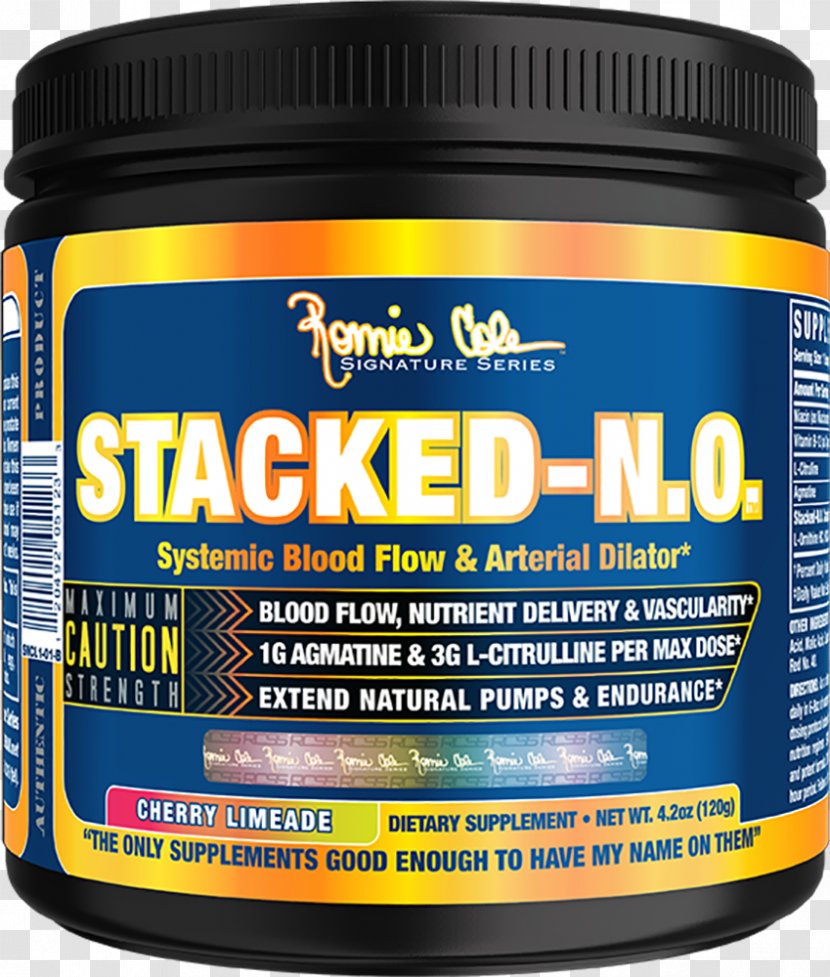 Bodybuilding Supplement Mr. Olympia Dietary Nitric Oxide Vascularity - Brand - Ronnie Coleman Transparent PNG