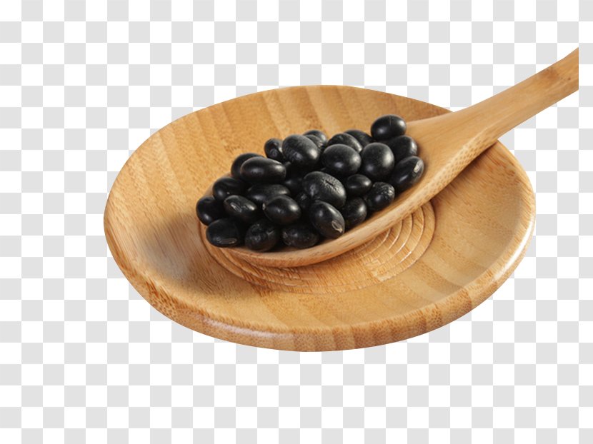 Food Black Turtle Bean Five Grains - Superfood - Wooden Beans In The Material Transparent PNG