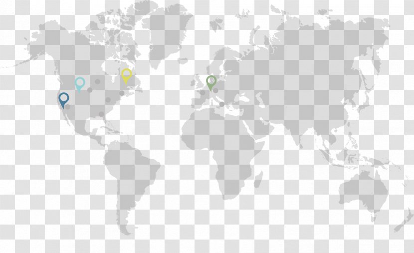 World Map Blank Geography Transparent PNG