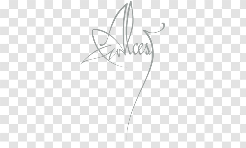 Alcest Logo Black Metal Concert Musician - Flower - Shoegaze Transparent PNG