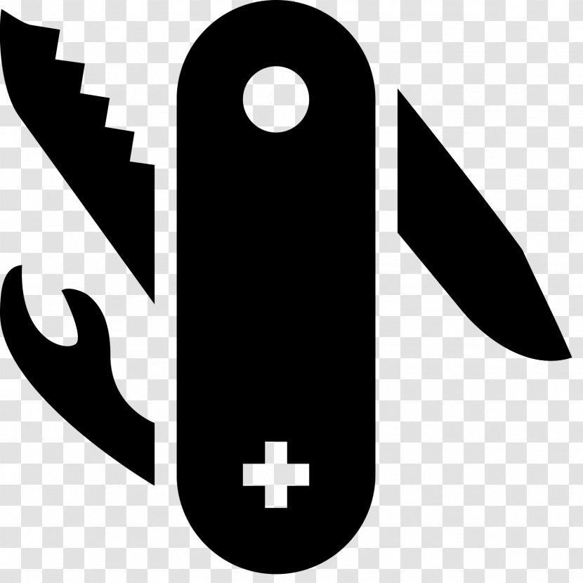 Swiss Army Knife Kitchen Knives Blade - Black And White - Equipment Transparent PNG
