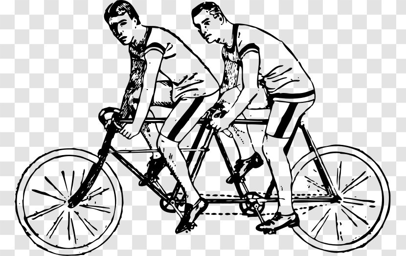 Tandem Bicycle Cycling Clip Art - Recreation Transparent PNG