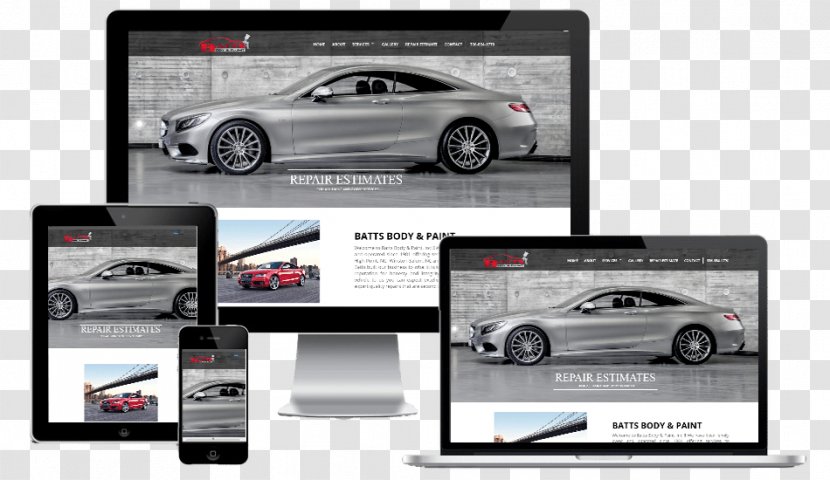 Responsive Web Design Landing Page - Service Transparent PNG