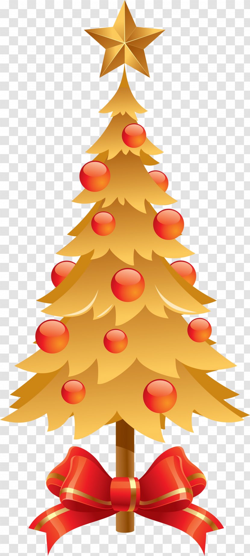 Christmas Tree Clip Art - Evergreen Transparent PNG