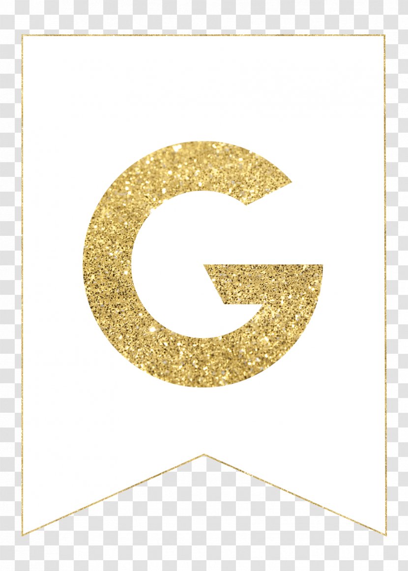 Banner Symbol Zazzle Message Font - Christmas - GOLD BANNER Transparent PNG