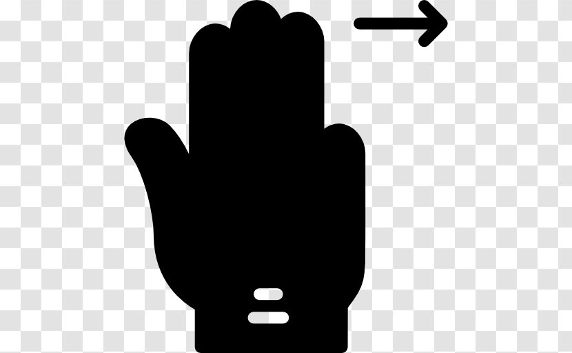 Gesture Hand Finger Sign Pointing - Black - Gestures Transparent PNG