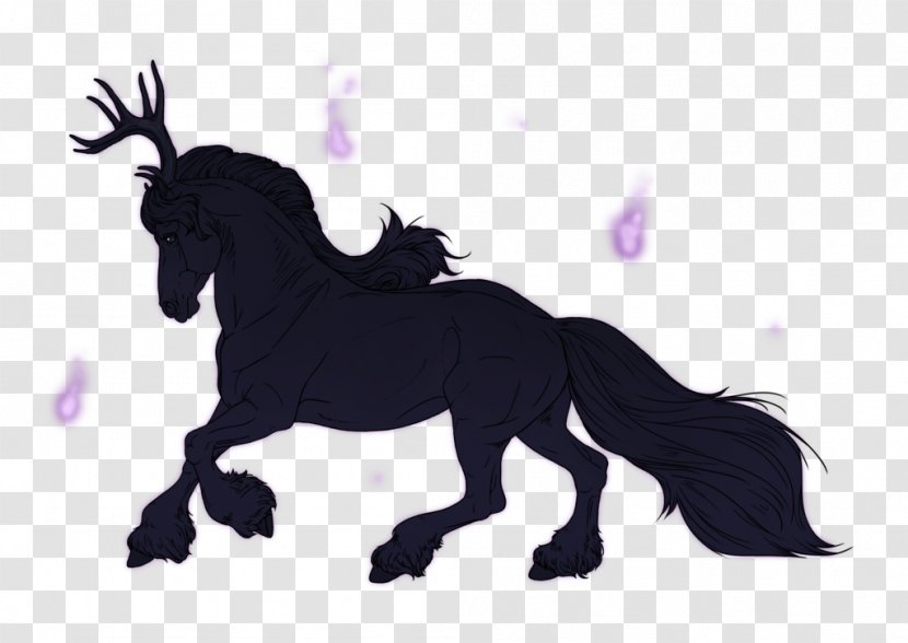 Mane Mustang Pony Stallion Unicorn - Pack Animal Transparent PNG