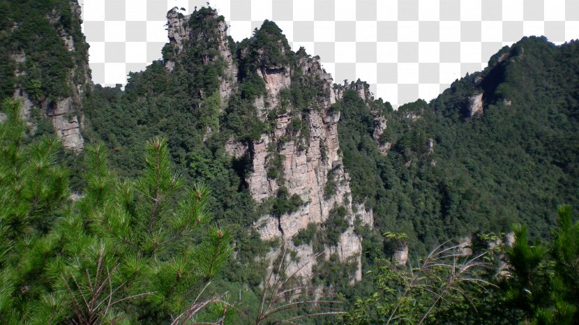 Zhangjiajie National Forest Park Tianzi Mountain U5929u5b50u5c71u98a8u666fu533a U067eu0627u0631u06a9 U062cu0646u06afu0644u06cc Wallpaper - Fifteen Transparent PNG