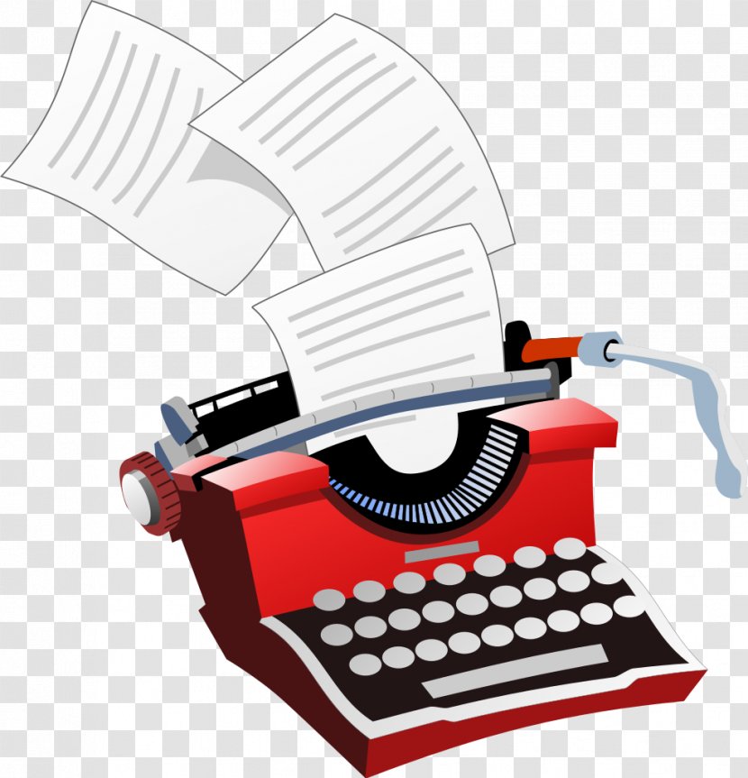 Typewriter Writing Text Information - Penmanship Transparent PNG