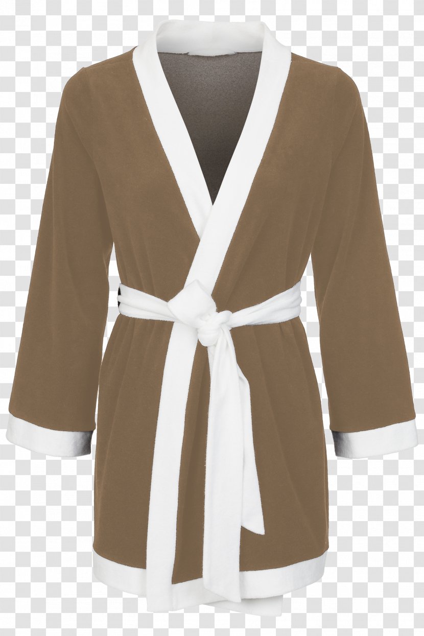 Bathrobe Capri Sleeve Dress Transparent PNG