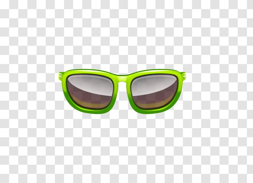 Sunglasses Green Goggles - Brand Transparent PNG