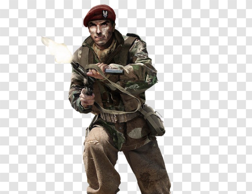 Call Of Duty: WWII Second World War British Commandos Special Air Service - Soldiers Transparent PNG