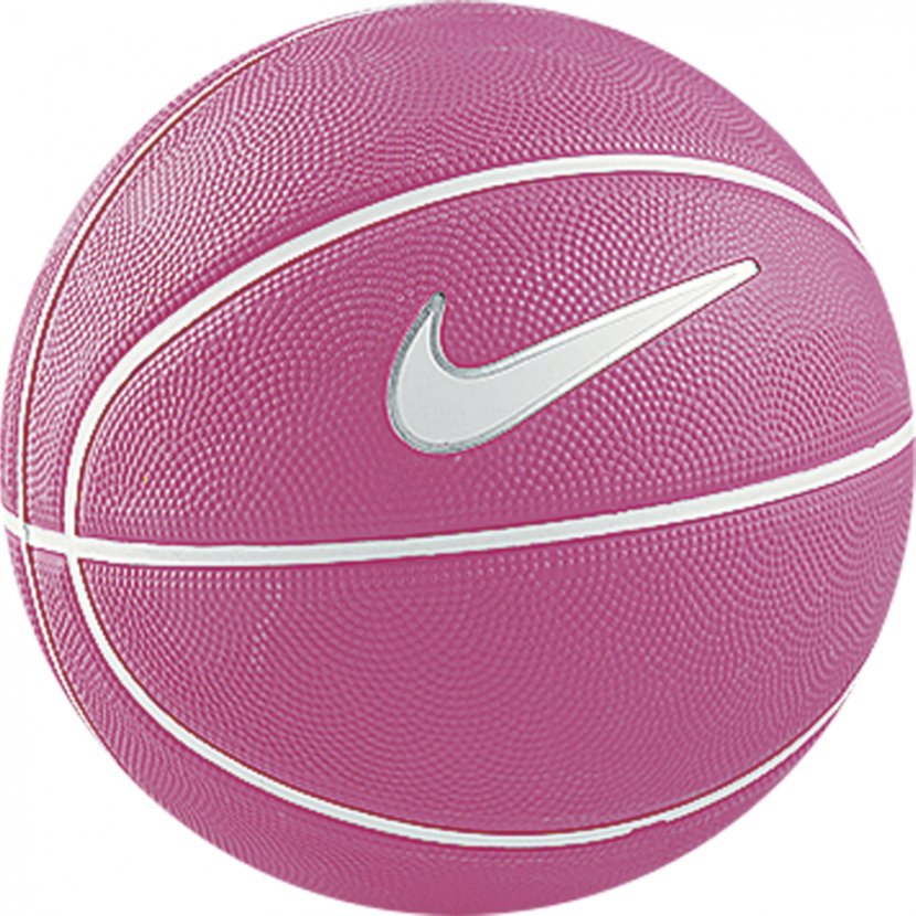 Women's Basketball Pink Woman - Silhouette - Nike Swoosh Transparent PNG