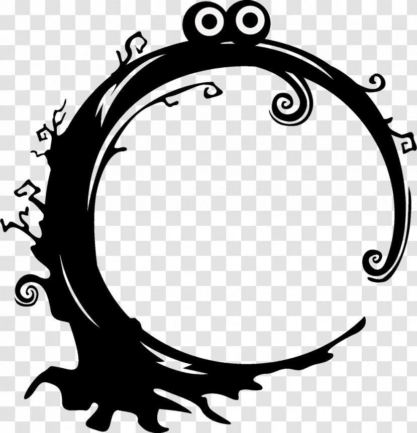 Halloween Tree - Ornament Blackandwhite Transparent PNG