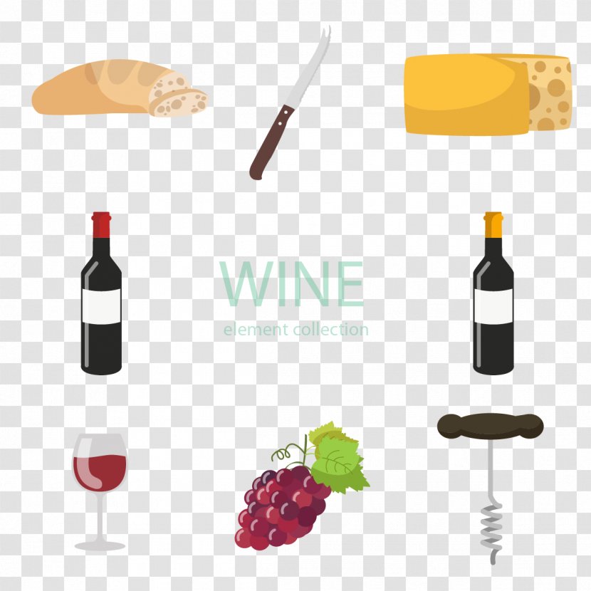 Red Wine Grape - Tableware - Western Vector Transparent PNG