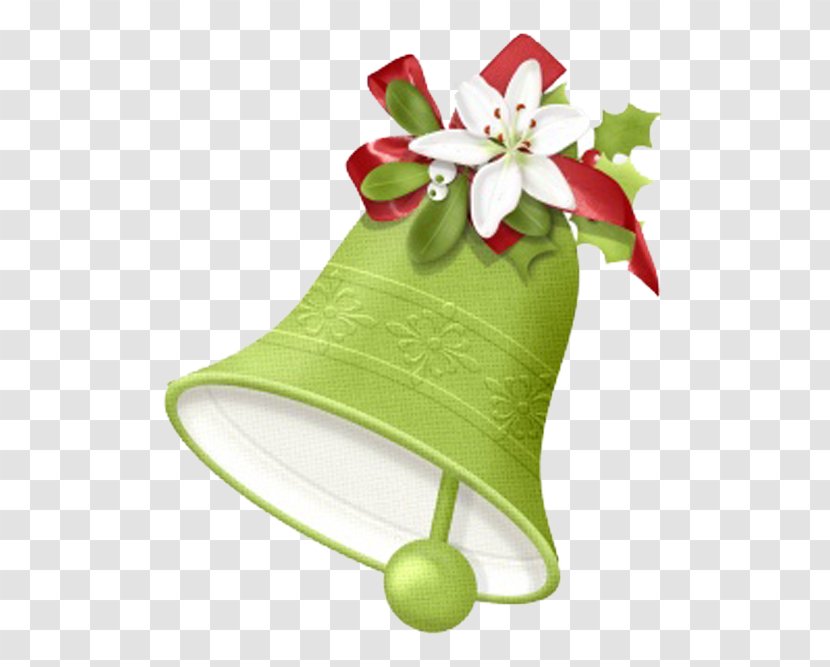 Candy Cane Christmas Decoration Bell Clip Art - Jingle - Decorative Transparent PNG