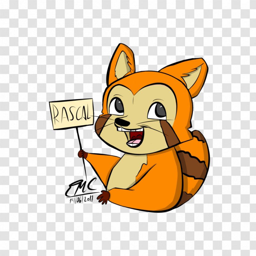 Red Fox Snout Clip Art - Orange Transparent PNG