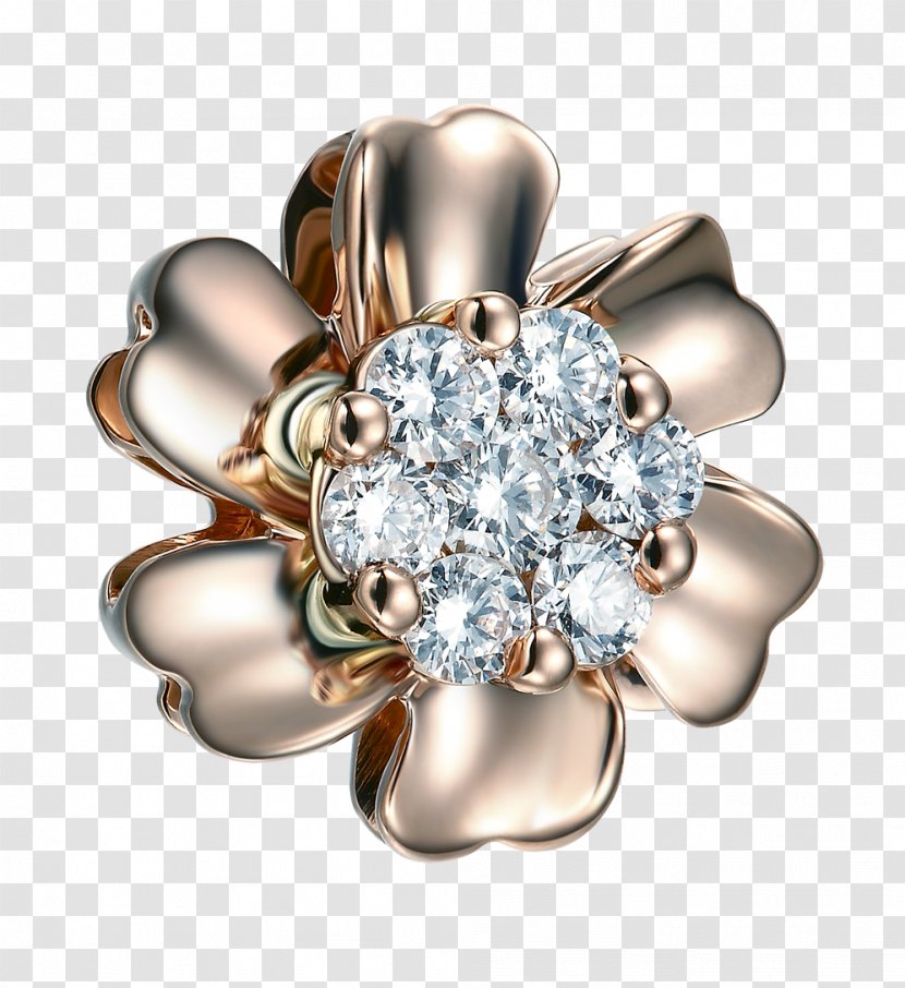 Ring Jewellery Diamond Gold - Jewelry Flower Transparent PNG