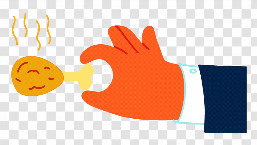 Hand Pinching Chicken Transparent PNG